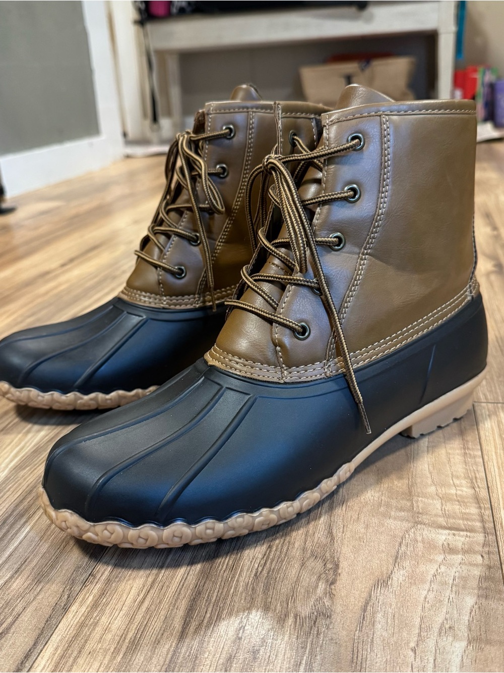 Saddlebred Boots Tan Quinn Outdoor Rain Snow Duck Boots Men’s Size 11M
